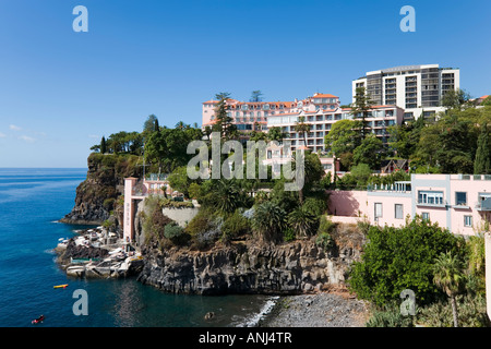 Reids Palace Hotel from Royal Savoy, Funchal, Madeira, Portugal Stock Photo