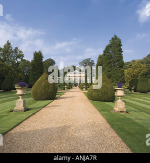 The stately home of Castle Ashby Northamptonshire Midlands England UK Stock Photo