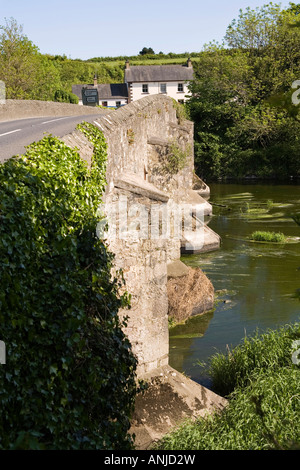 UK Northern Ireland County Down Downpatrick Quoile River bridge Stock Photo