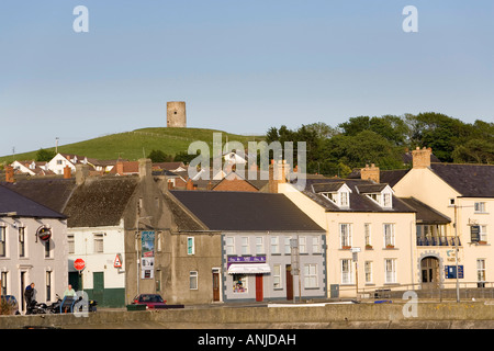 UK Northern Ireland County Down Portaferry Windmill Hill above the town Stock Photo