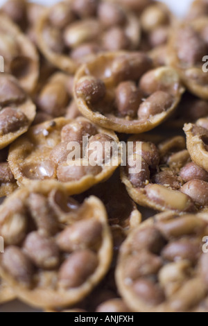 Malaysian fried peanut crackers Stock Photo