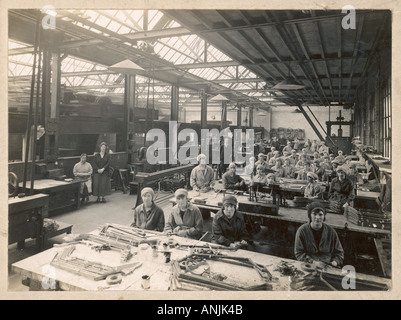 Women In Ww1 Factory Stock Photo