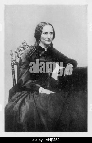 Mary Baker Eddy 1867 Stock Photo