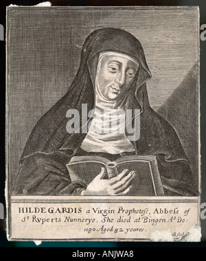 St Hildegard Von Bingen Stock Photo