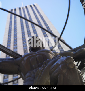 Statue of Atlas Stock Photo