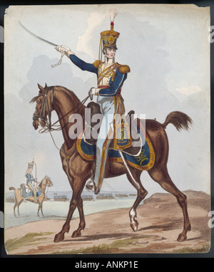 Cavalry Officer Stock Photo