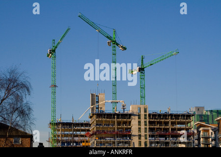 New apartments under construction at the Green Quarter Manchester. Stock Photo