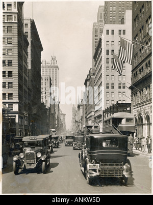 New York Street Scene Stock Photo