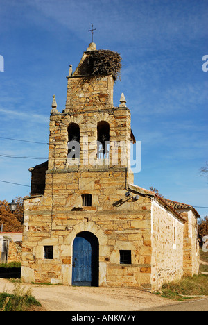 Santa Colomba de Somoza in MARAGATERIA area Castile and Leon region SPAIN Stock Photo