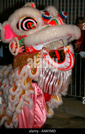 Chinese New Year Parade Wanchai Hong Kong Stock Photo
