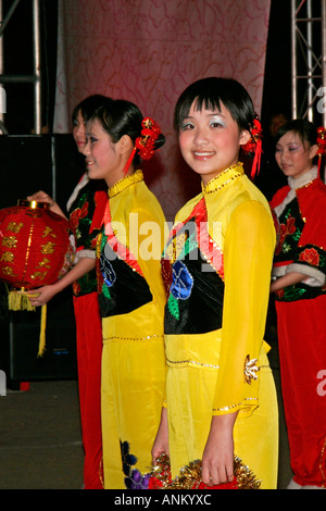 Chinese New Year Parade Wanchai Hong Kong Stock Photo