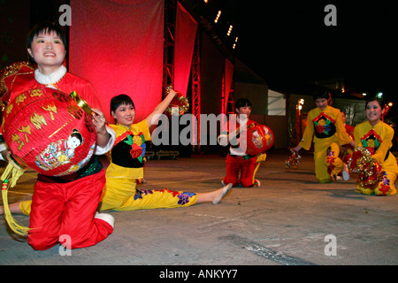 Chinese New Year Parade Wanchai Hong Kong Stock Photo