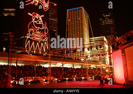 Chinese New Year Parade Wanchai Hong Kong Stock Photo