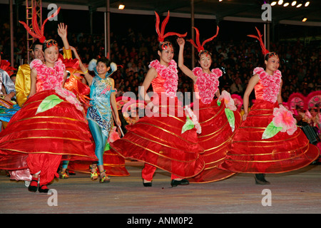 Chinese New Year Parade Wanchai Hong Kong Stock Photo