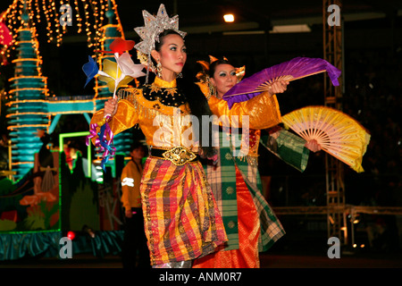 Chinese New Year Parade Wanchai Hong Kong Stock Photo