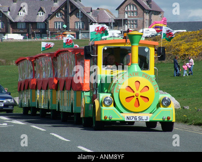 Promanade Princess Land Train Rest Bay Porthcawl South Wales Stock Photo