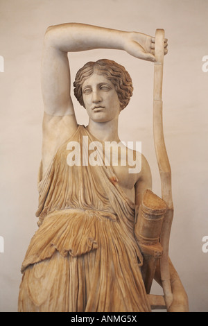 Marble Statue of Wounded Amazon, Capitoline Museum, Musei Capitolini, Rome, Italy Stock Photo