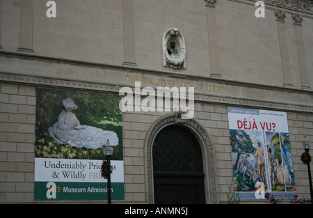 entrance to The Walters Art Gallery Baltimore  November 2007 Stock Photo