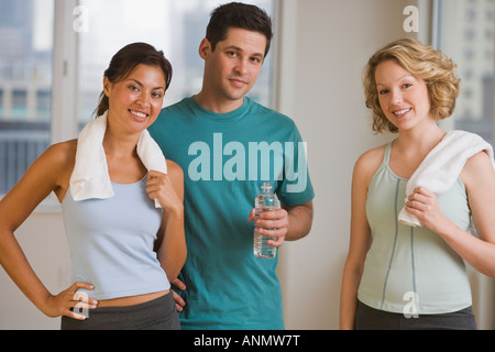 Multi-ethnic people in sportswear Stock Photo