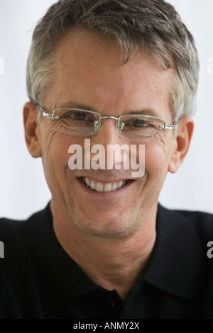 Man wearing eyeglasses Stock Photo