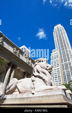 New York City Public Library Stock Photo