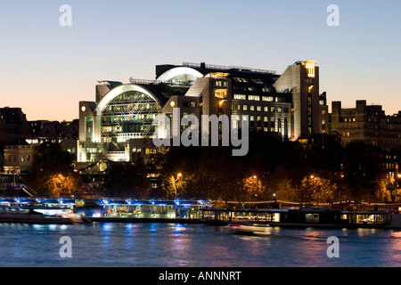 Embankment Place Office Development built over Charing Cross Railway Station - London Stock Photo