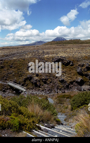 Mount Ngauruhoe, Tongariro National Park, North Island, New Zealand Stock Photo