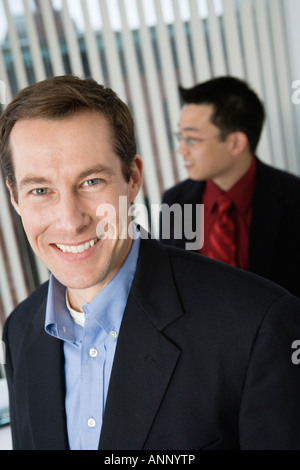 Portrait of a mid adult man smiling. Stock Photo
