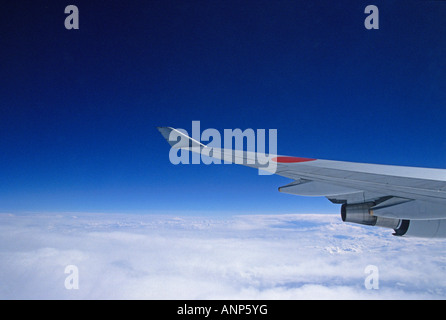 A View from Boeing 747 passenger aircraft window Stock Photo - Alamy