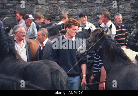 Puck fair, Horse fair at Killorglin, Irish Dancing at Puck Fair, Killorglin, Kerry, Ireland, Wild Atlantic Way Stock Photo