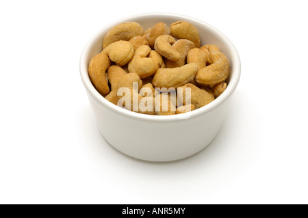 Salted roasted cashew nuts Stock Photo