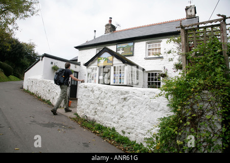 Goose and Cuckoo Inn Upper Llanover Stock Photo