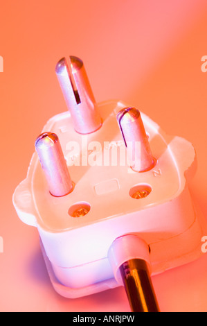 Close-up of an electric plug Stock Photo