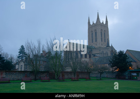 St. Edmundsbury Cathedral. Bury St. Edmunds, Suffolk, UK. Stock Photo