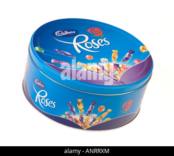 Cadbury Roses Chocolates in a tin Stock Photo