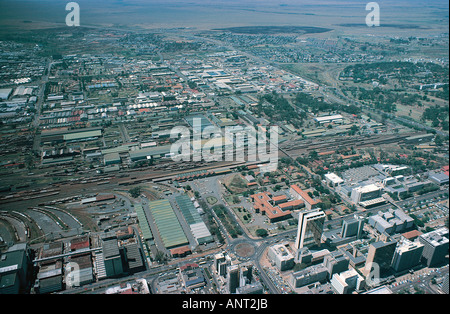 Aerial view of Nairobi city centre Kenya East Africa Stock Photo