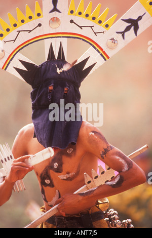 San Carlos Apache Crown Dancers Gallup Inter Tribal Indian Ceremonial Gallup New Mexico Stock Photo