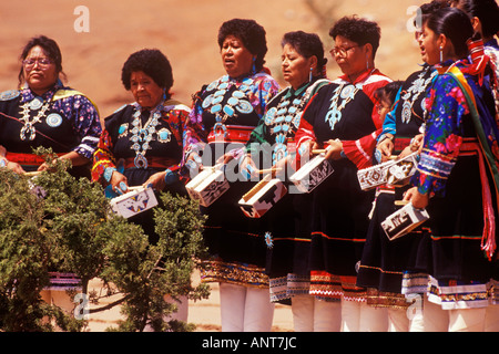 American Indian Zuni Pueblo Indian Blessing Chant Gallup Inter Tribal Indian Ceremonial Gallup New Mexico Stock Photo
