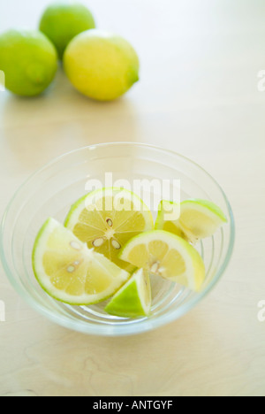Sliced lemon Stock Photo