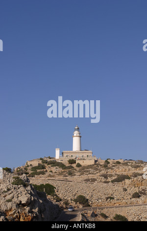 Cap de Formentor lighthouse Majorca Spain on road PM 221 Stock Photo