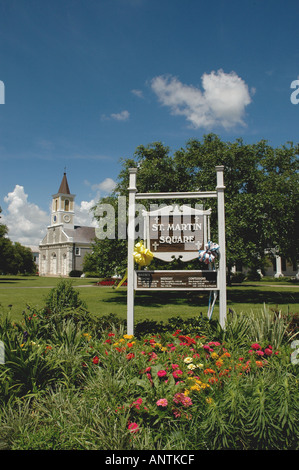 Louisiana la Lafayette cajun country acadiana st martin square st martinville Stock Photo