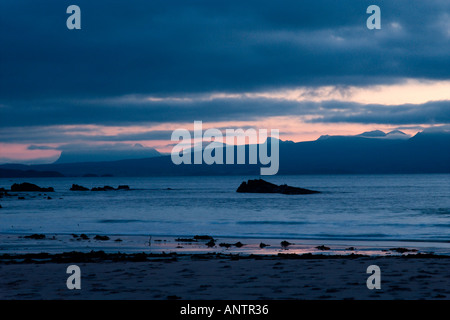 Dawn Over Sutherland Mountains, from Mellon Udrigle Beach, Gruinard Bay, Wester Ross, North West Highland Scotland