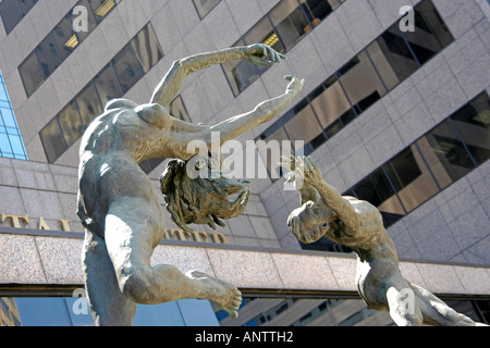 The Capital Center in Downtown Indianapolis Indiana IN Stock Photo