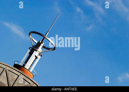 Roof Ornament on Quarry House Office Building from Centenary Square at Quarry Hill Leeds West Yorkshire England Stock Photo