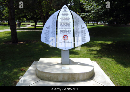 USAF Memorial Park at the Wright Patterson Air Force Museum in Dayton, Ohio. Stock Photo