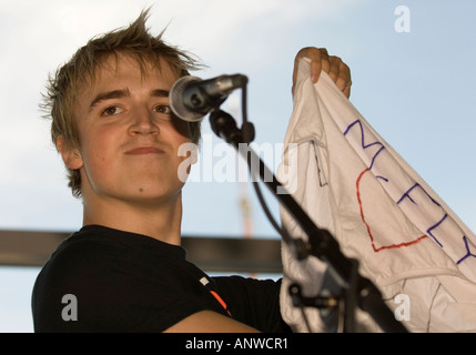 Tom Fletcher from McFly boy band Stock Photo