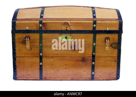 Antique trunk Stock Photo