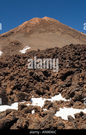 The peak of Mount Teide Parque Nacional del Teide Tenerife Canary Islands Spain Europe Stock Photo