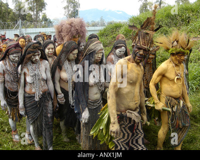 Highland festival, Papua New Guinea Stock Photo