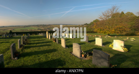 Tardebigge churchyard on the route of the monarchs way long distance footpath worcestershire Stock Photo